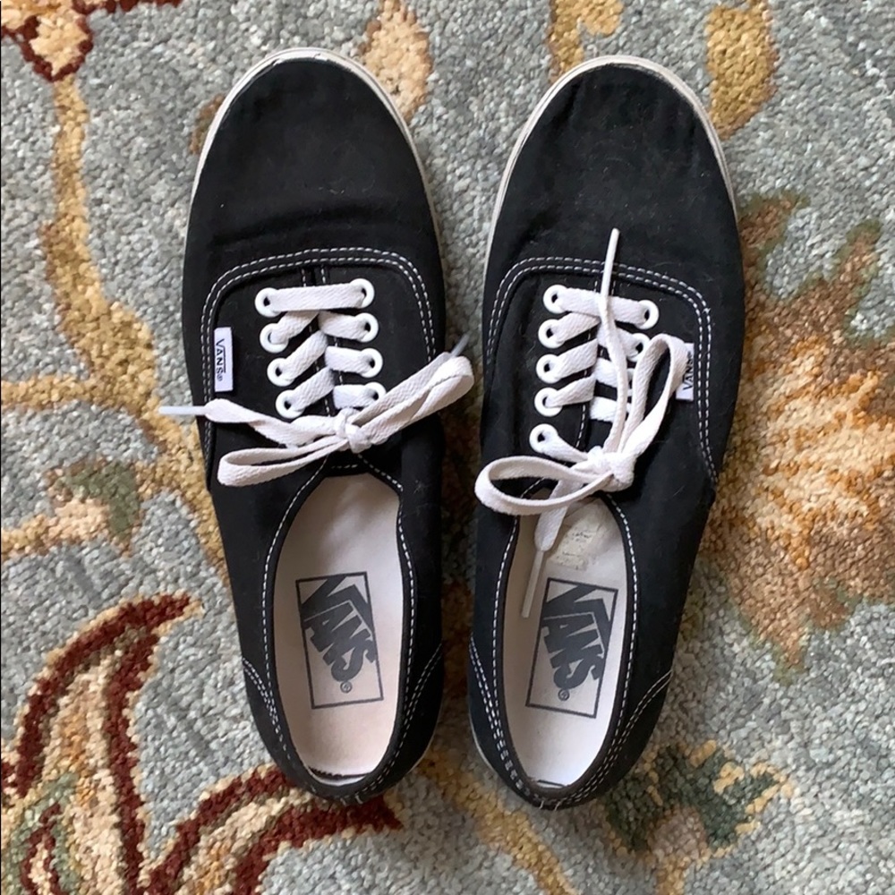 authentic black vans